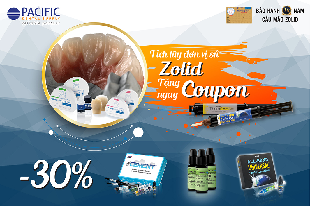 Tích lũy đơn vị sứ Zolid - Tặng ngay Coupon