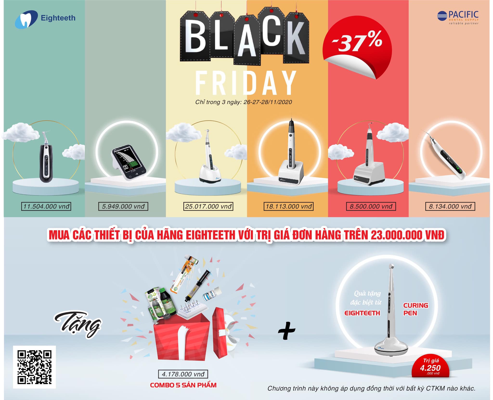 Khuyến Mãi Black Friday 26-27-28/11/2020 - Đồng Hành Cùng Eighteeth Medical