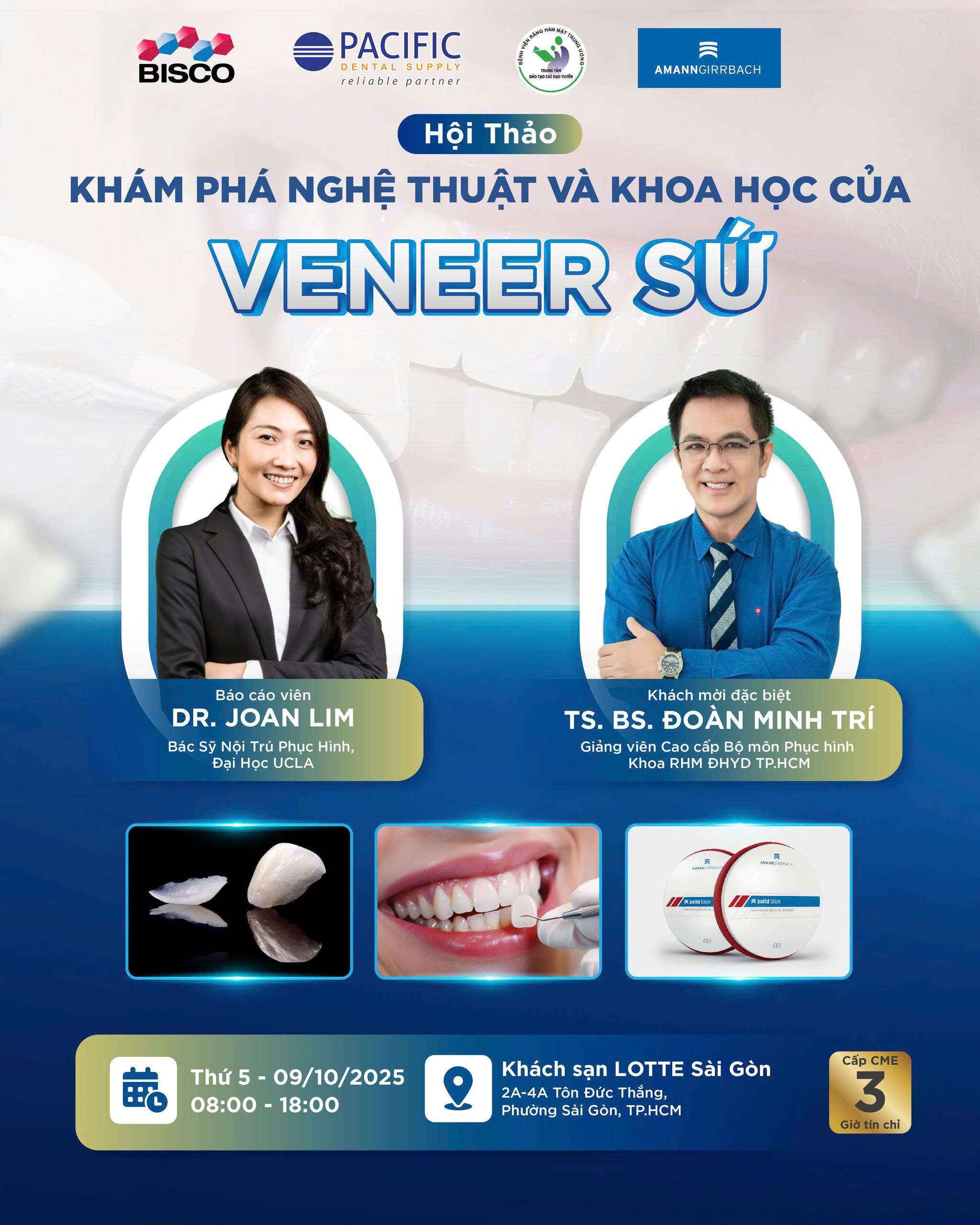 HỘI THẢO CHUYÊN SÂU: KHÁM PHÁ NGHỆ THUẬT VÀ KHOA HỌC CỦA VENEER SỨ