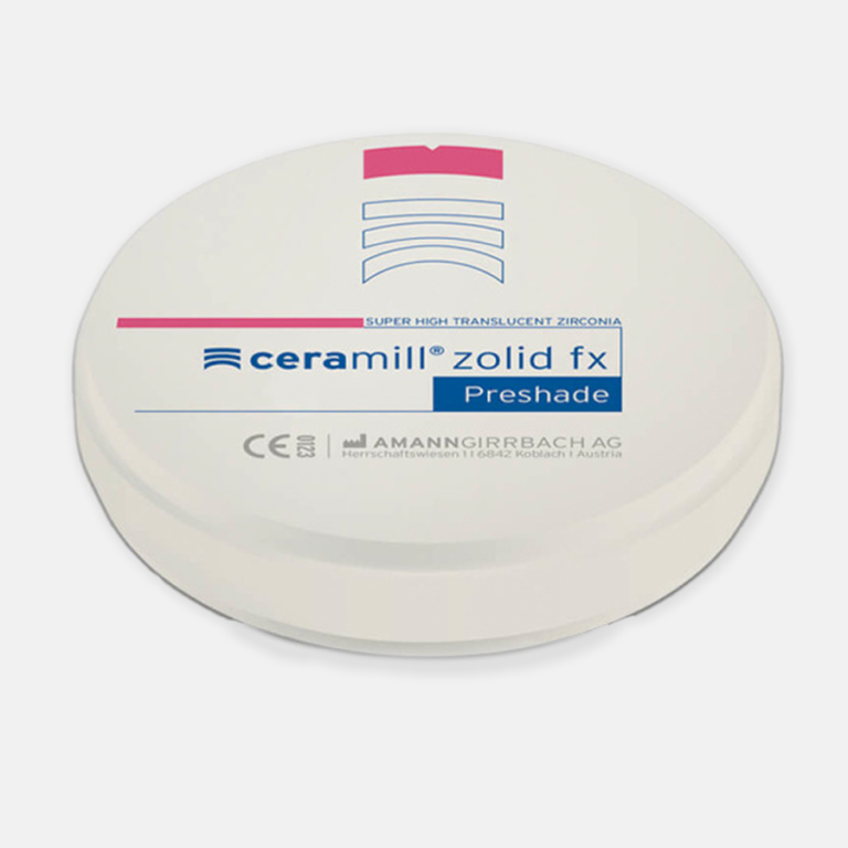 Ceramill® zolid FX preshades